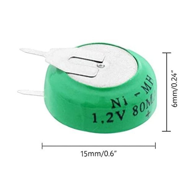 1.2v 80mah ni-mh rechargeable battery​