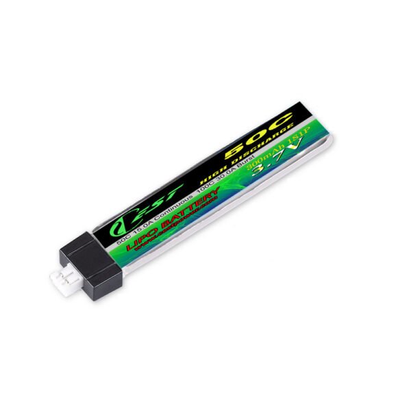 1S 3.7V 300mAh 50C LiPO Battery Pack - Image 2