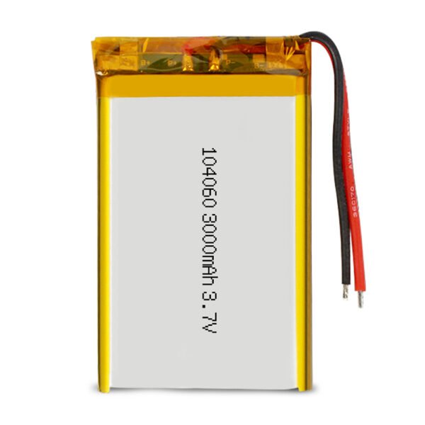 3.7V 104060 3000mAh Lithium Polymer Battery