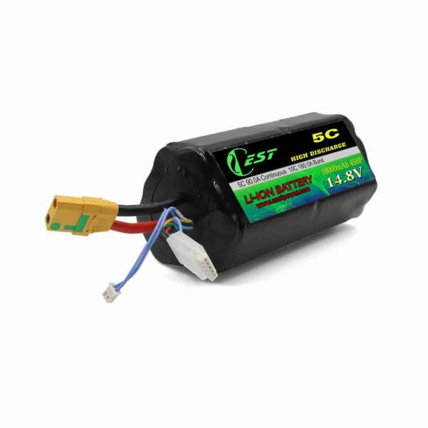 4S6P 14.8V 18650 18Ah Li Ion Battery Pack for Underwater Drone