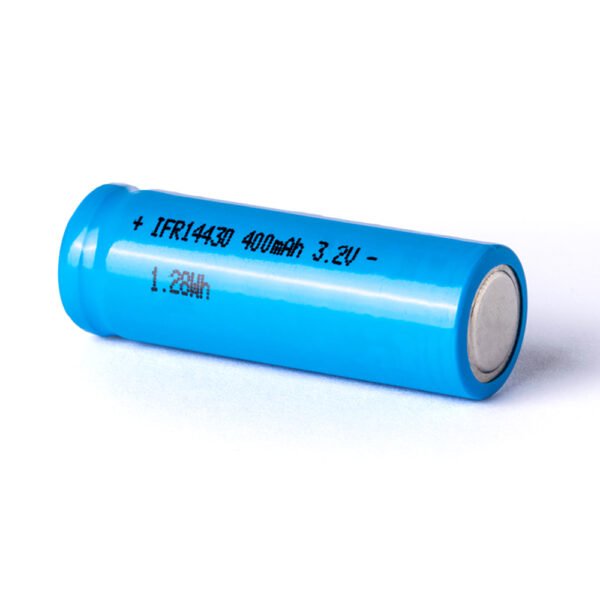 3.2V 14430 400mAh 1C LiFePo4 Battery Cell