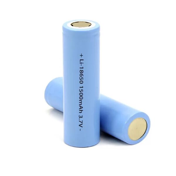 Li ion Cylindrical Rechargeable Battery Cell 18650 1500mAh 15C