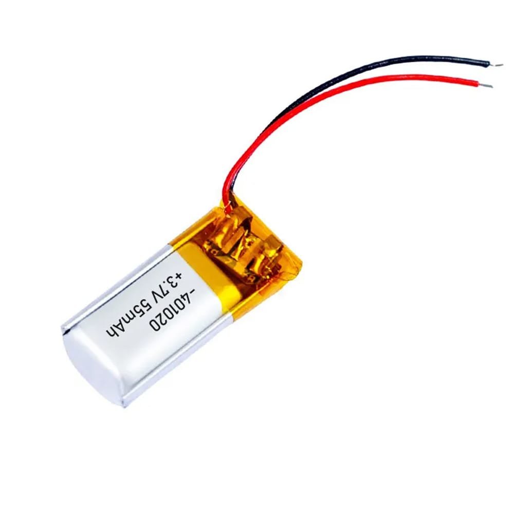 Lithium Polymer Battery 401020 55mAh 3.7V 3 Lithium Polymer Battery 401020 55mAh 3.7V - Image 3