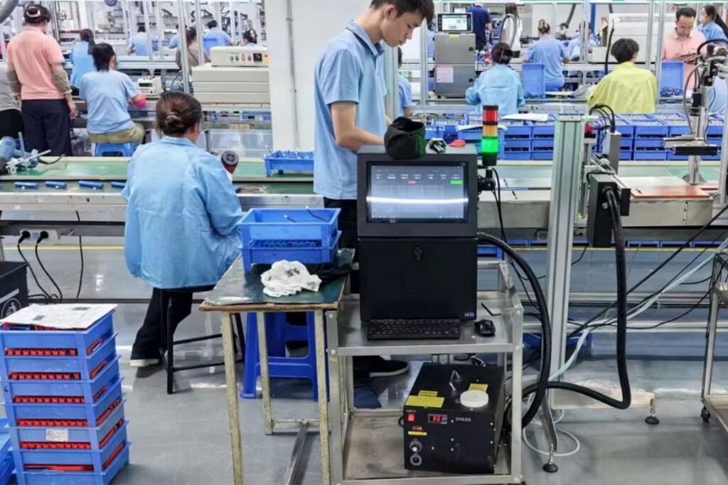 battery pack production