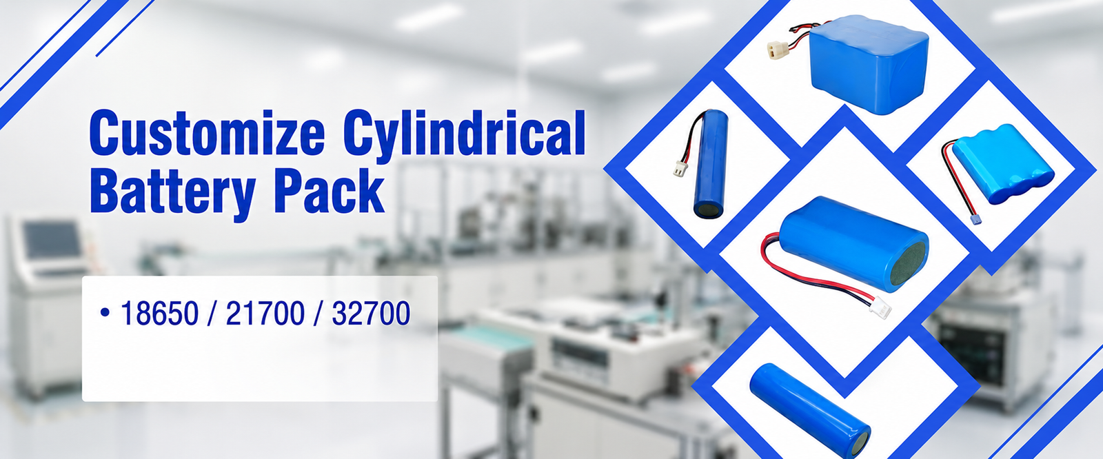 customize cylindrical battery pack